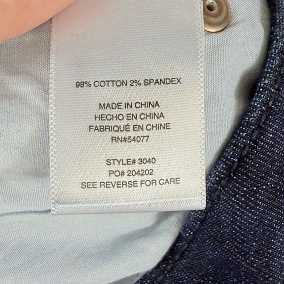 Cabi Womens Sz 6 Skinny Low Rise Soft Stretch Dark Wash Model 3040 Denim Jeans - Picture 6 of 6